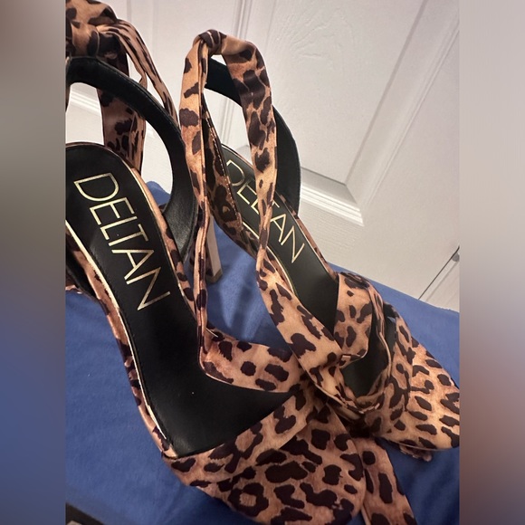 Sexy Summer Women's High Heels Shoes Leopard Transparent - Picture 3 of 7